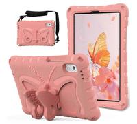 (Style G, Multicolor) For Lenovo Tab M9 Case Butterfly Kickstand EVA Tablet Cover with Shoulder Strap