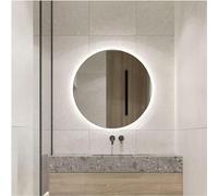 STYLE GLASS Espejo Redondo 70 cm Bubble, Espejo Baño con Luz Anti Niebla y Touch Made in Italy, Espejos de Baño con Led 4000K, Luz Natural, Design Home Deco