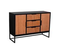 STYLE HOME Aparador de 3 cajones y 2 puer. Marrón Variante única