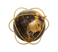 STYLE HOME Globo terraqueo de plastico. Oro