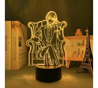 (Style J)Moriarty El Patriota Albert James Moriarty Genial Lámpara de Noche 3D Decoración del Hogar Habitación