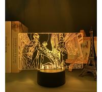 (Style K)Moriarty El Patriota Albert James Moriarty Genial Lámpara de Noche 3D Decoración del Hogar Habitación