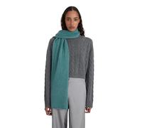 Style & Republic Bufanda de cachemira para mujer de 100% cachemira, tu acogedora bufanda de punto premium para momentos elegantes de otoño e invierno, tamaño ideal 52 cm x 172 cm, verde menta, Talla