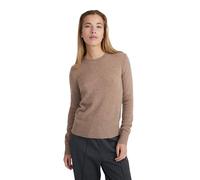 Style & Republic Jersey de cachemira para mujer elegante de 100% cachemira: tu acogedor jersey de punto premium para momentos elegantes de otoño e invierno, turrón, L