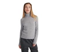 Style & Republic Jersey de cuello alto para mujer, 100% cachemira, corte regular, elegante jersey de punto de cachemira premium para otoño e invierno, gris claro, M