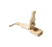 Style Tostonera Maker for Patacones - Prensa de plátanos de madera Caribe, utensilios de cocina caribeños, trituradora de plátano frito, 16 x 6 x 6 cm