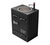 Style Vanity Sink Combo with Iron Cabinet, Floor-Standing Faucet and Drain Kit, Bar Restaurant (Color : Black) (Black One Size)