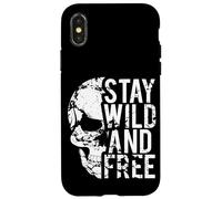Style Wild & Free Novelty Graphic Tees & Cool Quotes Designs Carcasa para iPhone X/XS
