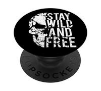 Style Wild & Free Novelty Graphic Tees & Cool Quotes Designs PopSockets PopGrip Adhesivo