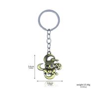 (Style26)One Piece Luffy Ace Tony Sombrero de Paja Buscado Póster Llavero Colgante Collar