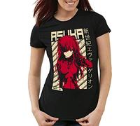 style3 Asuka Evangelion Camiseta para Mujer T-Shirt Shinji tokyo3 Neon Genesis, Talla:L