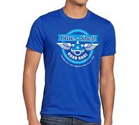 style3 Blue Shell Kart Camiseta para Hombre T-Shirt Videojuego videoconsola Mario, Talla:, Color:Azul