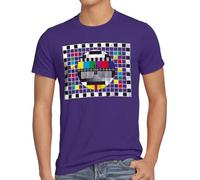 style3 Carta de Ajuste para Hombre T-Shirt televisión Sheldon TV, T-Shirt Hauptfarbe ALT:Morado;T-Shirt Größe ALT:XL