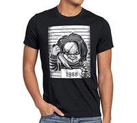 style3 Chucky 1988 Camiseta para Hombre T-Shirt Halloween Horror muñeco, Talla:5XL