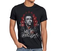 style3 Dean Tatuaje Camiseta para Hombre T-Shirt James Rock tatuarse Biker Estados Unidos, Talla:M