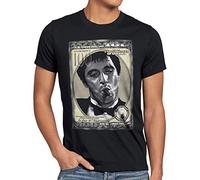 style3 Drug Money Tony Camiseta para Hombre T-Shirt Pacino Pablo US Montana Escobar, Talla: