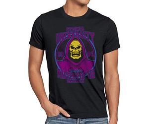 style3 Eternia University Camiseta para Hombre T-Shirt he Masters Universe Man skeleto Anime, Talla: