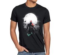 style3 God Warrior Camiseta para Hombre T-Shirt Grecia Antiguo Videojuego Atenas, Talla:XL