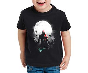 style3 God Warrior Camiseta para Niños T-Shirt Grecia Antiguo Videojuego Atenas, Talla: