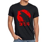 style3 God-Zilla Camiseta para Hombre T-Shirt Monstruo japonés Kaiju, Talla:XXL