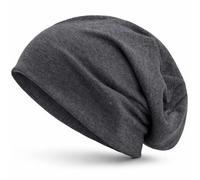 style3 Gorro Slouch Beanie de Fino Tejido de Punto Transpirable y Ligero, Gorro Unisex One Size, Color:Gris