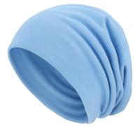 style3 Gorro Slouch Beanie de Fino Tejido de Punto Transpirable y Ligero, Gorro Unisex One Size, Color:Azul bebé