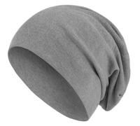 style3 Gorro Slouch Beanie de Fino Tejido de Punto Transpirable y Ligero, Gorro Unisex One-Size, Color:Gris Claro