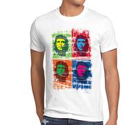 style3 Guevara che Pop Camiseta para Hombre T-Shirt, Talla:, Color:Blanco