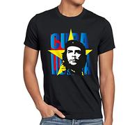 style3 Guevara che Revolución Camiseta para Hombre T-Shirt, Talla:3XL, Color:Negro