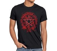style3 Hellsing Pentagrama Camiseta para Hombre T-Shirt Vampiro Anime japón, Talla: