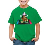 style3 Huevo de Pez del Viento Switch Camiseta para Niños T-Shirt Link Princesa Awakening, Color:Verde, Talla:128