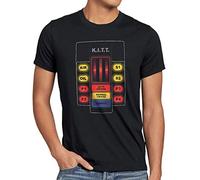 style3 K.I.T.T. Interface Camiseta para Hombre T-Shirt Michael Knight 2000 Black Rider, Talla:
