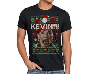 style3 Kevin Solo Camiseta para Hombre T-Shirt casa pobre Angelito Plancha suéter de Navidad Ugly Sweater, Talla: