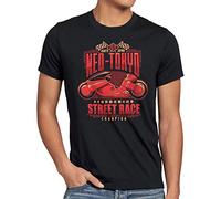 style3 Neo Tokyo Racing Camiseta para Hombre T-Shirt Akira Anime Manga, Talla:XL
