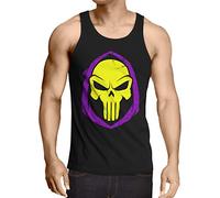 style3 Punish Him Camiseta de Tirantes para Hombre Tank Top Skeletor Eternia Comic