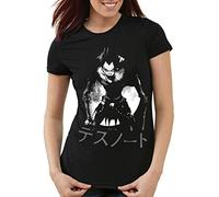 style3 Shinigami Ryuk Camiseta para Mujer T-Shirt Death Cuaderno Anime Yagami Note, Talla:L