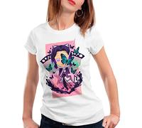 style3 Shinobu Butterfly Camiseta para Mujer T-Shirt Anime Japan Manga, Talla:
