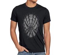 style3 Telaraña Camiseta para Hombre T-Shirt The Amazing Comic Man DVD BLU-Ray, Talla:S