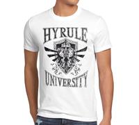 style3 University of Hyrule Camiseta para Hombre T-Shirt, Talla:S;Color:Blanco