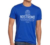 style3 USCSS Nostromo 180286 Camiseta para Hombre T-Shirt xenomorfo Alien, Talla:, Color:Azul