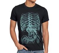 style3 Xenomorfo Alien Camiseta para Hombre T-Shirt Ripley Cine alienígena, Talla: