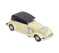Stylebest 1:32 Modelo de Coche Clásico Juguete Vintage Puertas Abiertas Diseño Antiguo para Coleccionistas Aleación 5.1x1.8x1.6in (Beige)