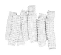 Stylebest 100 Piezas Fundas de Almohadillas Desechables para Auriculares, Estirables, Protectores de Almohadillas Higiénicas para Bibliotecas y Centros de Llamadas, Tela No Tejida, 11 Cm/4,3 (Blanca)