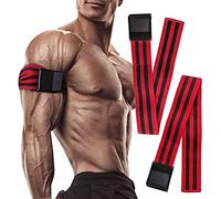 StyleBest 2 unids Bandas de oclusión Bandas de restricción de Flujo de Sangre Flexible para Brazos y piernas Obtener músculos magros, glúteos BFR Restricción de Flujo sanguíneo Banda elásti
