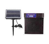 Stylebest Abridor de Puerta de Gallinero de Doble Puerta con Temporizador y Energía Solar Adecuado para Aves de Corral Incluye Pantalla LED y Manual de Usuario (Marrón Oscura)