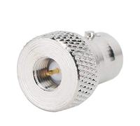 Stylebest Adaptador SMA Macho a BNC Hembra Niquelado, 6 uds., para Antenas, Dispositivos LAN Inalámbricos, Núcleo Interno de Cobre