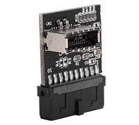 Stylebest Adaptador USB 3.0 a Tipo E Convertidor Compacto para Placa Base USB 3.1 Placa de Extensión Activa Enchufe de 20 Pines Negro 1 Unidad
