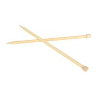 Stylebest Agujas de Tejer de Madera de Primera Calidad, Herramientas de Tejido de un Punto de 35cm para Bufandas y Suéteres, 2 uds. (12mm)