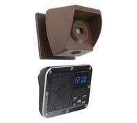 Stylebest Alarma de Entrada Solar Inalámbrica Impermeable Sensor de Movimiento de Largo Alcance para Hogar y Jardín ABSTransmitter