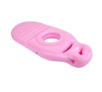 Stylebest Almohada de Cuerpo Completo, Cómoda Cama Inflable Ligera de PVC con Diseño de Orificio para el Vientre para Apoyo para Dormir, Flotación en la Piscina y Yoga (Rosada)